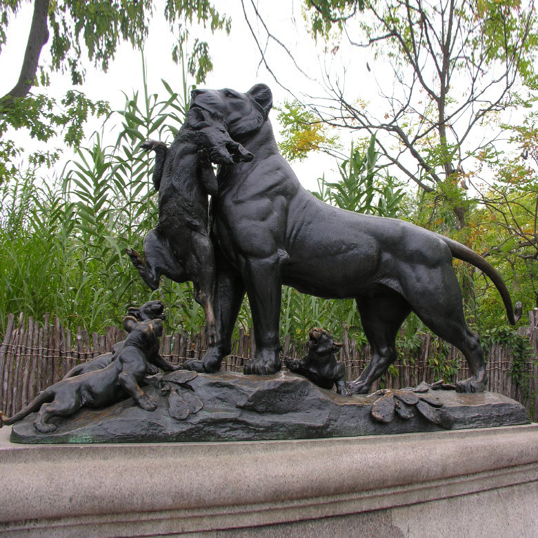 decorate garden life size bronze lion statue for sale